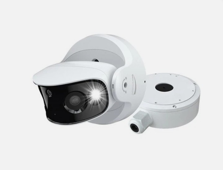 Speco O8LMST1 8MP 180 degree IP Multisensor Camera, White Brand New