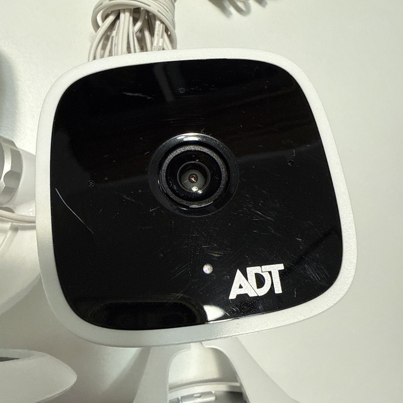 2 ADT RC845 FHD Wireless Indoor Security Cameras w/ Power Adapters gallery