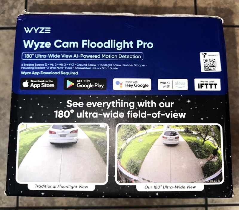 WYZE Cam Floodlight Pro Wired White - BRAND NEW (DMG BOX) gallery