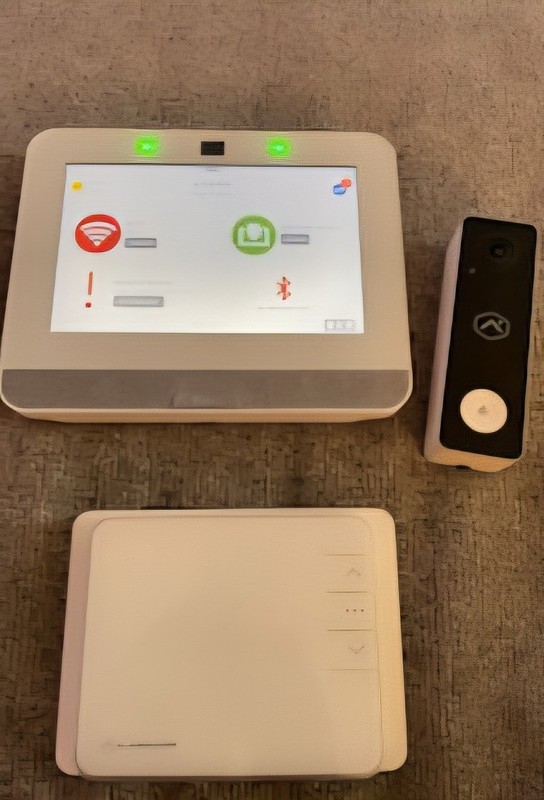 ADT Panel Thermastate And Doorbell