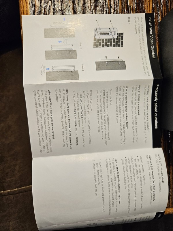 Video Doorbell V5 wireless, chime optional motion dectection gallery