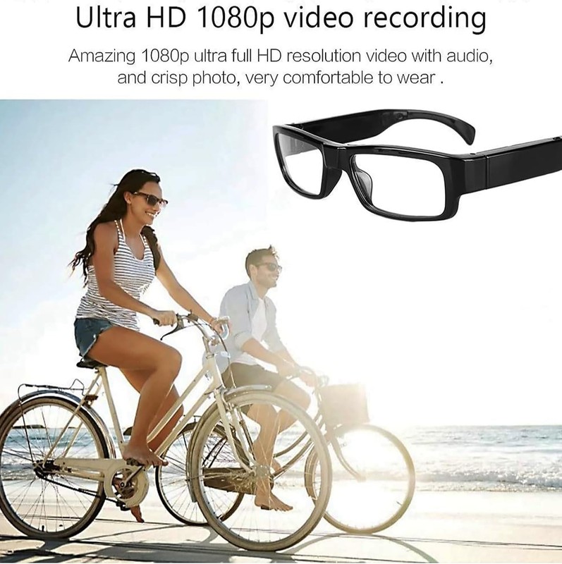 Camera Wearable Video Recording Glasses 1080P - Outdoor Sports Camera Glasses wi gallery