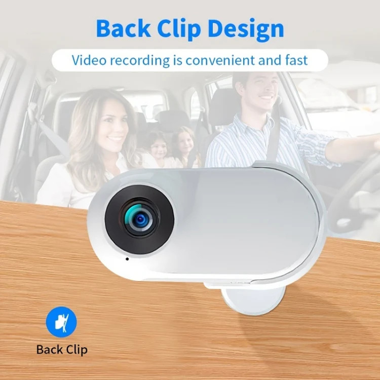 Magnetic Thumb Camera Portable HD Camera For Outdoor Cycling, Standard+Pet Silic gallery