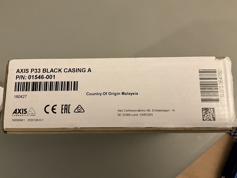Axis 01546-001 Black Casing. New In Box