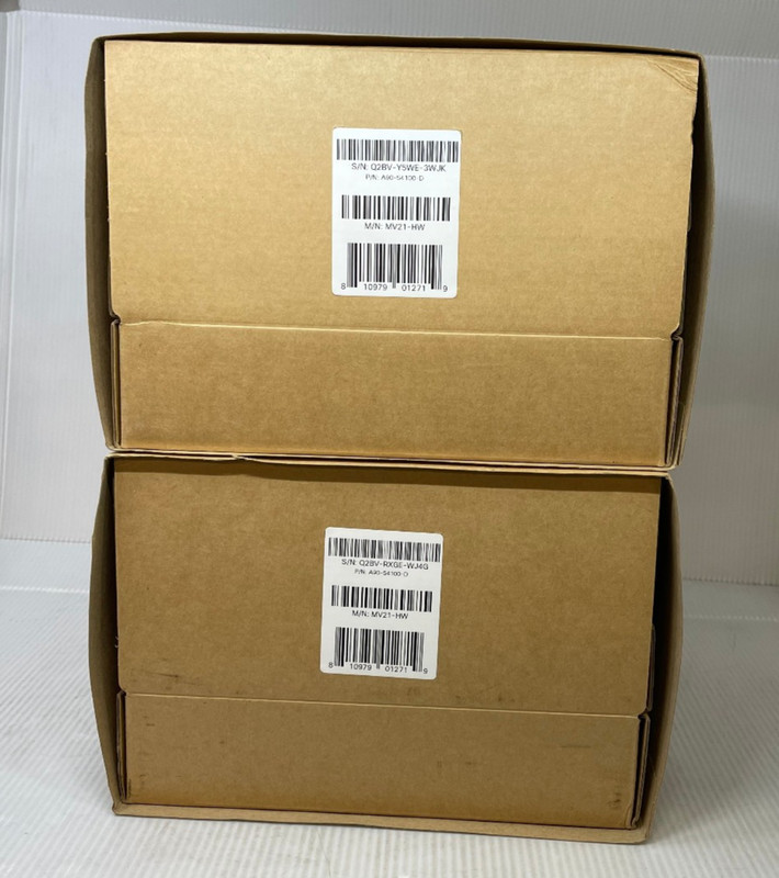 Lot of 2 Cisco Meraki MV21 MV21-HW Cloud Managed Indoor Dome Camera gallery
