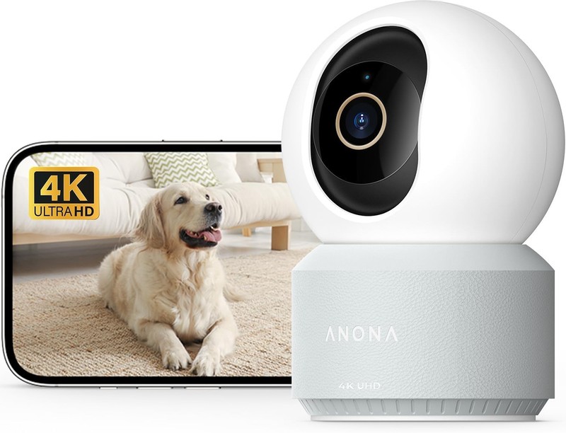Smart 360° Pan-Tilt Indoor Camera with Wi-Fi 6 & Two-Way Audio Functionality gallery