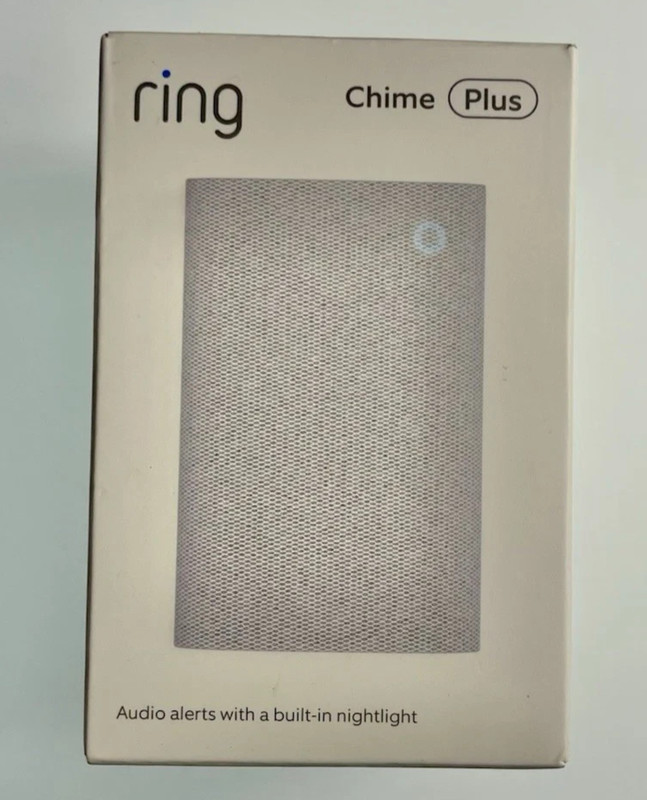 Ring Chime Plus Clear Audio Alert System White NEW FAST FREE SHIPPING!!!