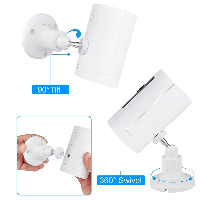 Wall Mount Compatible With Ring Stick Up Cam Wired/battery And Indoor Cam Hd 1s gallery