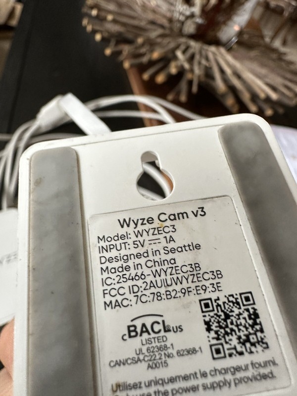 Wyze V3 Wired Indoor/Outdoor Security Camera - plus Outdoor Power Adapter gallery