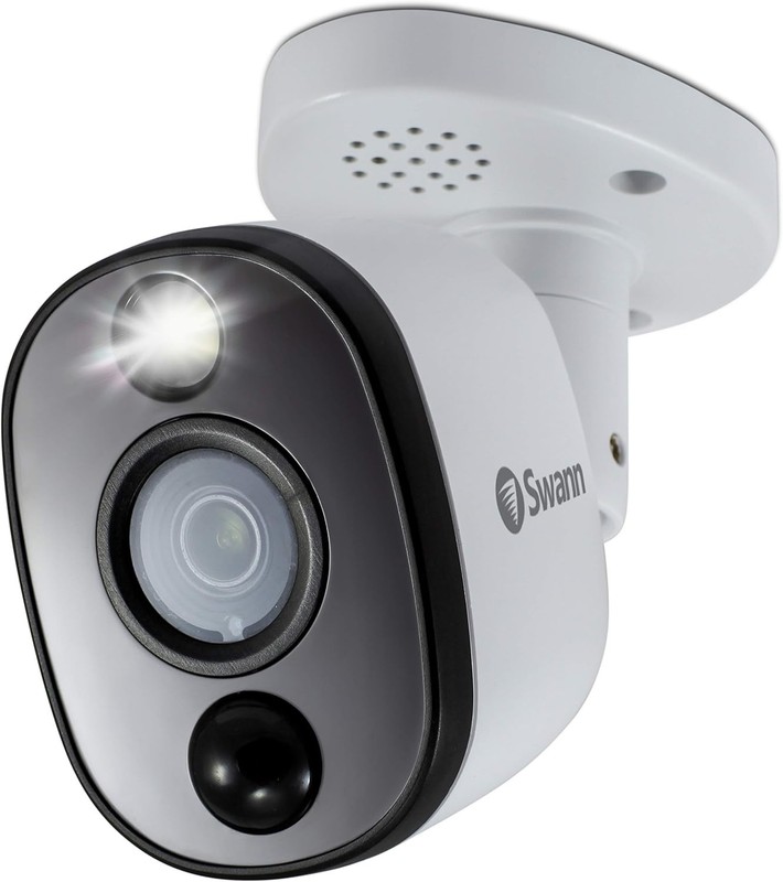 Swann 4K DVR Bullet Camera Sensor Light True Detect