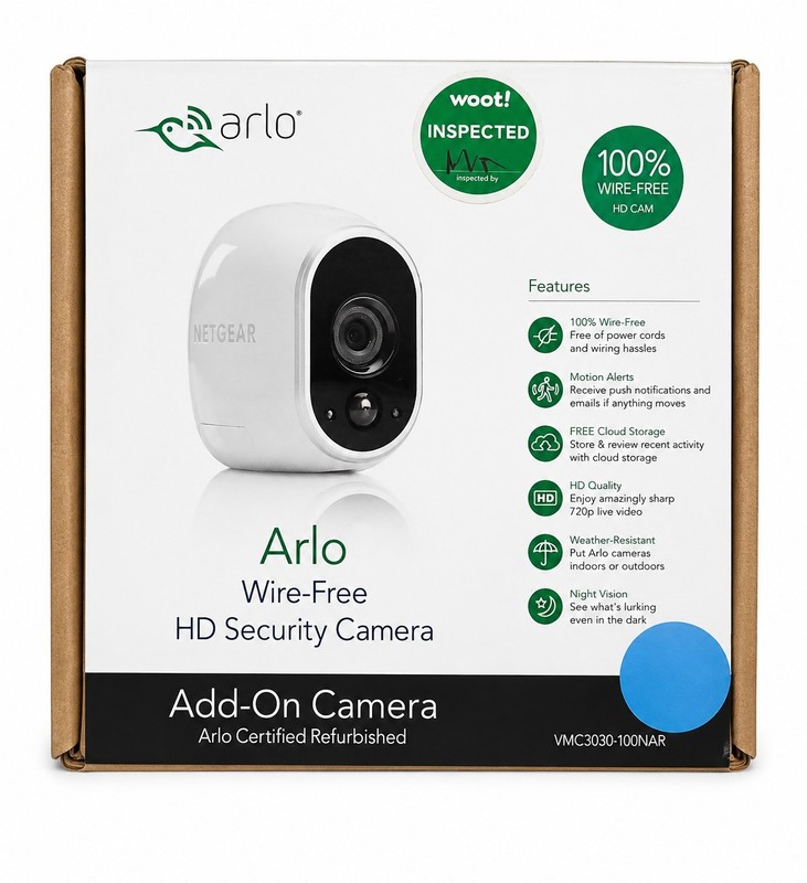 Arlo VMC3030-100NAR Wire-Free HD Security Camera Add-On Camera gallery