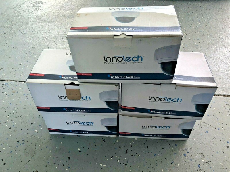 LOT OF 5 Innotech Intelli-FLEX series Surveillance Security Camera Indoor Dome