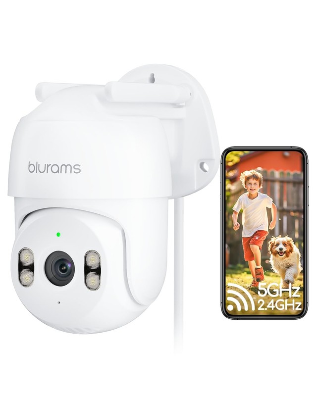 2K Outdoor Camera Wired, 5GHz/2.4GHz Wi-Fi Cameras for Home Security Outside …