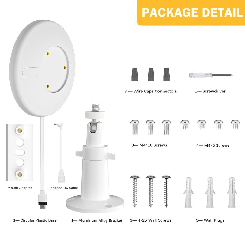 Hardwired Kit for Outdoor/Indoor Security Cameras, IP67 Waterproof, Easy Install gallery