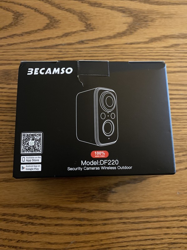 BECAMSO WIRELESS OUTDOOR SECURITY CAMERA