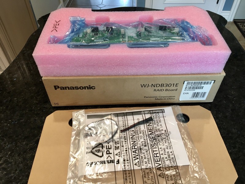 Panasonic WJ-NDB301E RAID Board for WJ-ND300 Series Network Disk Recorders NIB