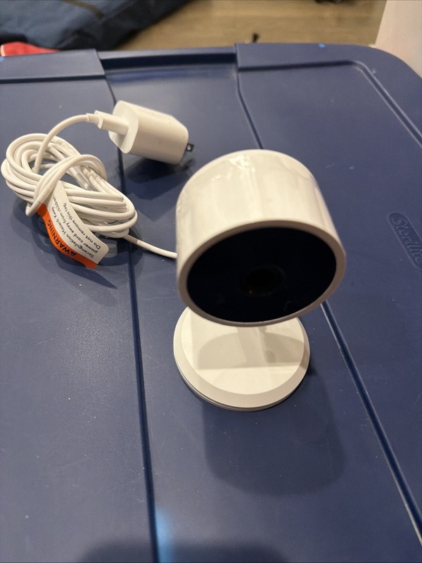 Amazon Cloud Cam 1080p Indoor Security Camera Key PB04JL White Works W/ Alexa