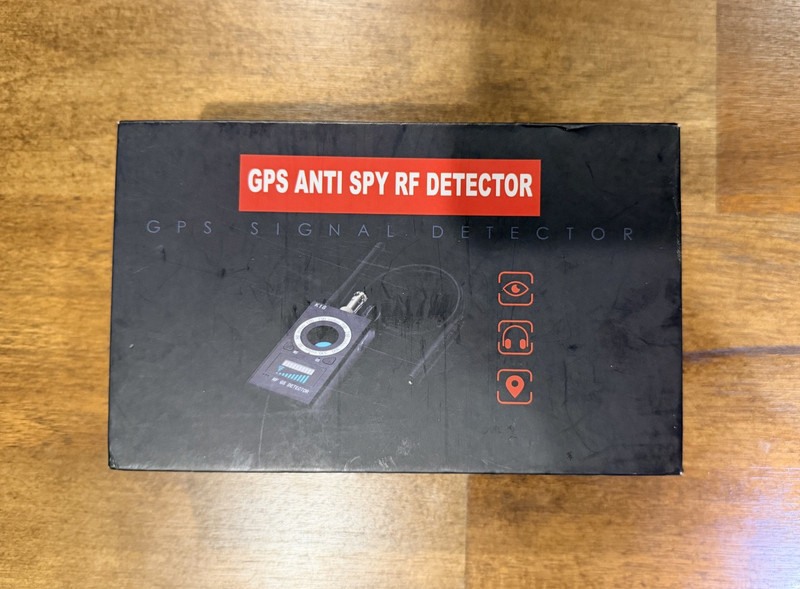 K18 Advanced Hidden Camera Detector - RF GPS Anti-Spy Device - Black gallery