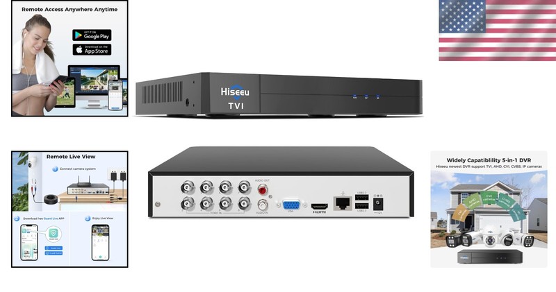 Smart 8-Channel DVR Security System with Remote Monitoring & No Monthly Fees gallery