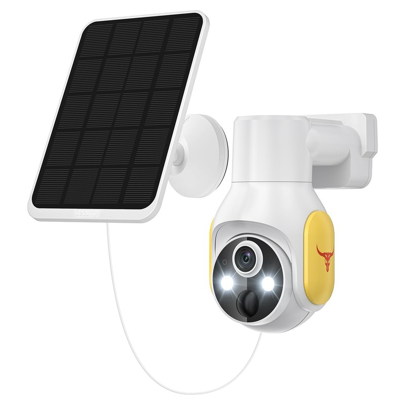 1080p Security Camera Wireless with Solar Panel, Smart AI Human Detection, 2-…