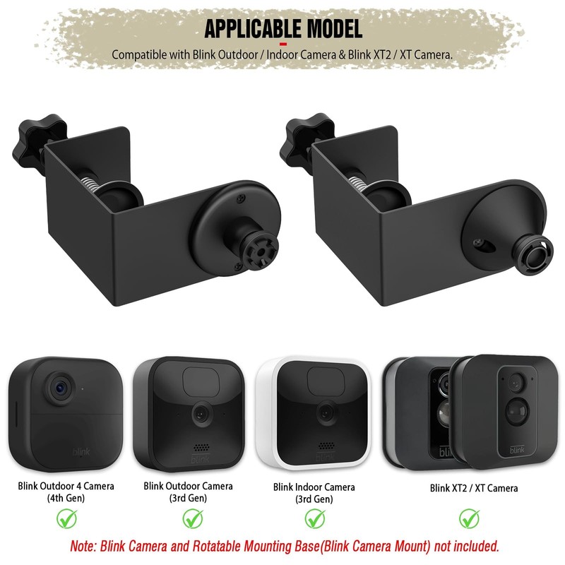 Door/Gutter Mount for Blink Indoor/Outdoor Camera(4th/3rd Gen) & Blink XT2/XT... gallery