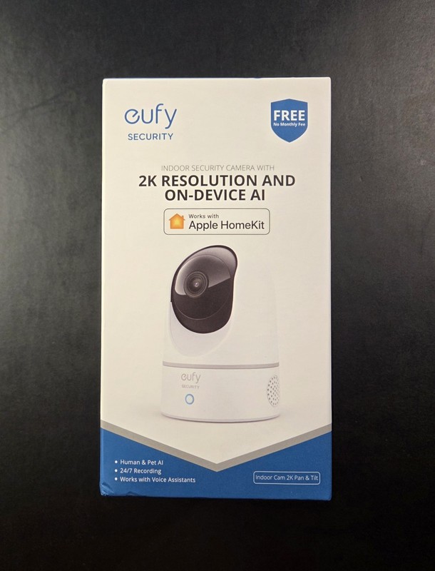 eufy Indoor Cam • Pan & Tilt, 2K Resolution • On-Device AI Home Protection • New gallery