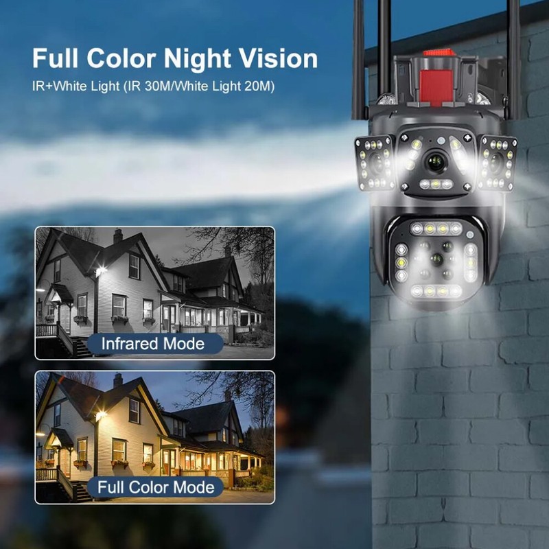 Wireless WiFi Security Camera System 8MP Smart Home Pan/Tilt Surveillance LOT gallery