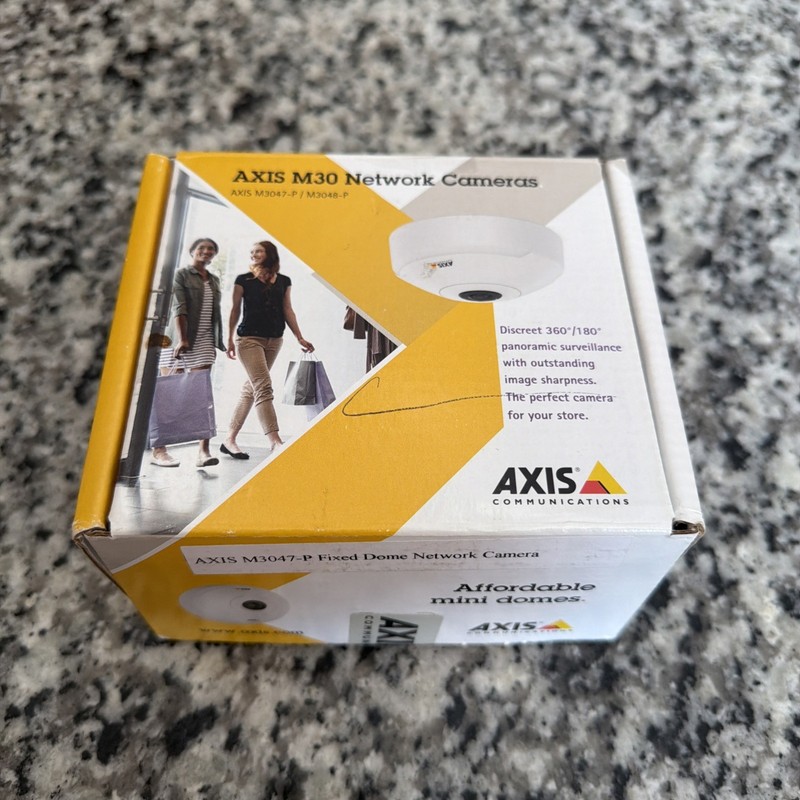 AXIS M3047-P 6MP 360° Panoramic Mini Dome IP Camera NEW