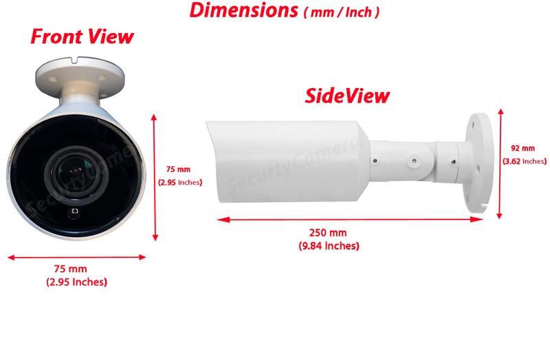 1080p CCTV Security Camera TVI AHD CVI Night Vision Outdoor Indoor Wall Ceiling gallery