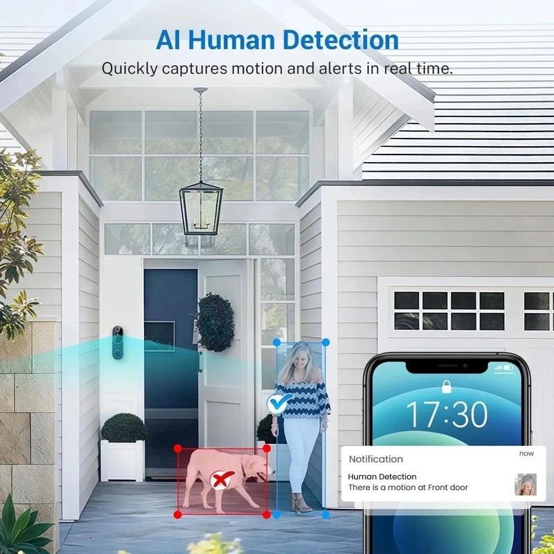 WiFi Ring Doorbell 1080P HD Security Camera Wireless Door Bell Camera With Chime gallery