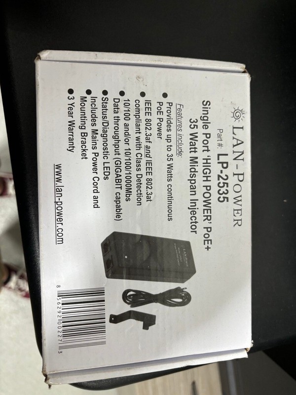LP-2535 Single Port High Power, PoE+ 35W
