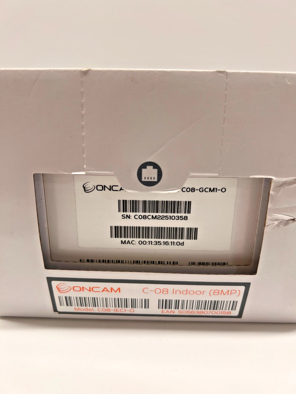 ONCAM 8MP Indoor 360º Fisheye Security Cam (C08-IEC1-O/ C08-GCM1-O) gallery