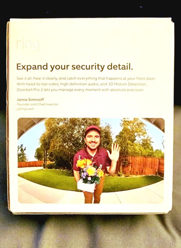 Ring Doorbell Pro 2 with 3D Motion Detection - Satin Nickel Hardwired Power NEW gallery