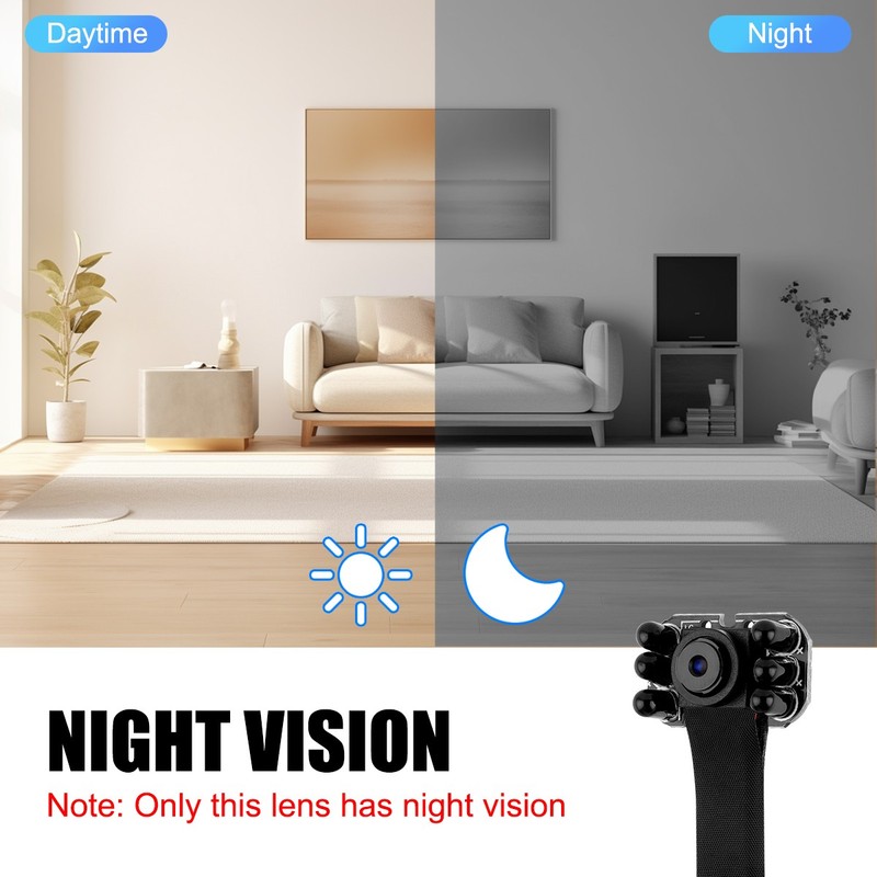Wireless Mini IP Camera 1080P V380 Pro Remote View Audio Recording Portable Cam gallery