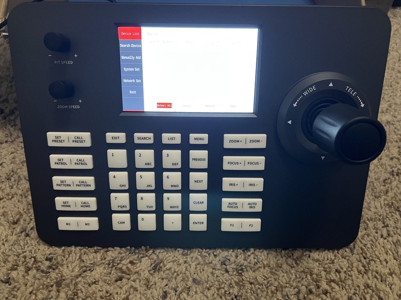 PTZ Controller Camera Controller POE Network 4D Joystick Decoding Keyboard gallery