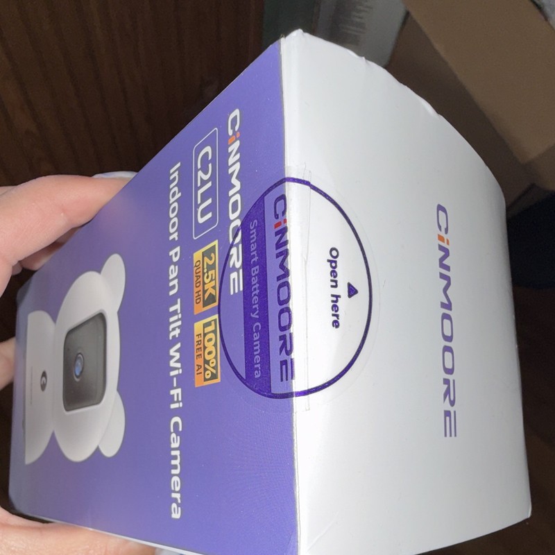 Cinmoore CM-C2LU 2.5K Indoor Pan/Tilt Wi-Fi IP Camera Night Vision 2-Way gallery