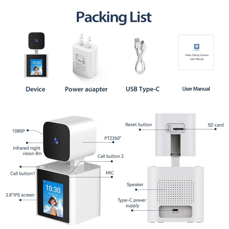 Home Security Camera Indoor,Pet Camera,1080P Dog Camera with Two Way Video,Mo... gallery