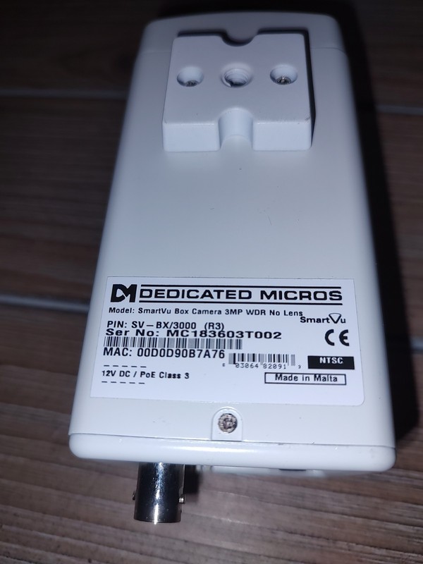 Dedicated Micros, Smartvu Box Camera SV-BX3000 with Tamron lens gallery