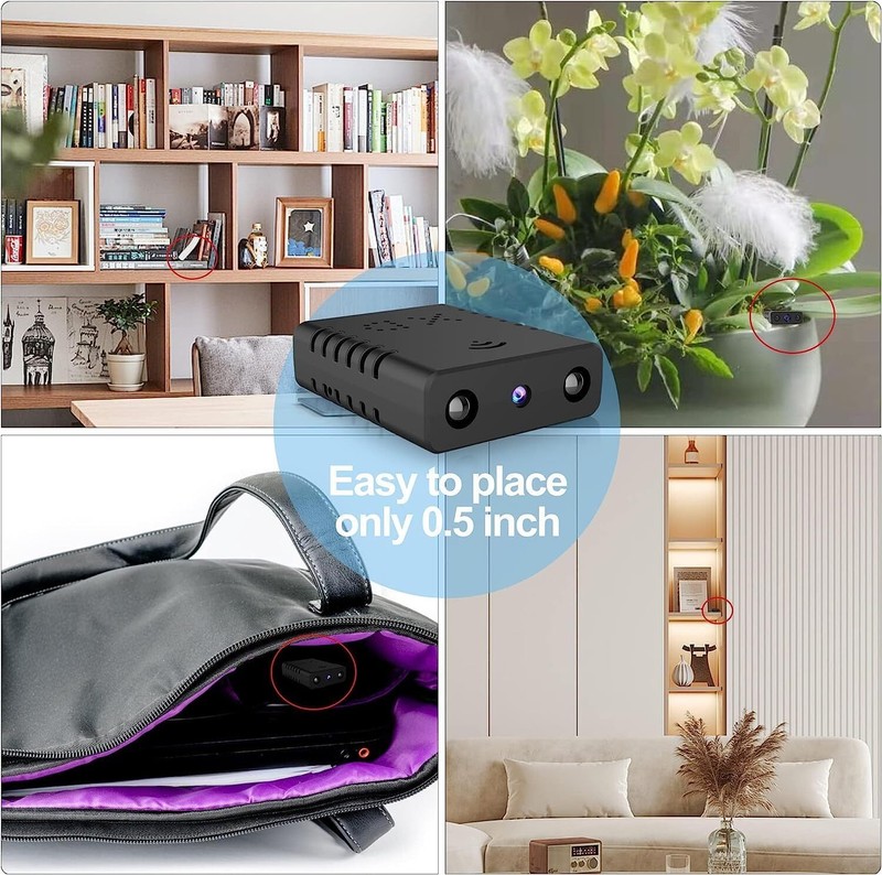 Smallest Wireless WiFi Camera,HD1080P Camera Detector,Baby Monitor,Mini gallery