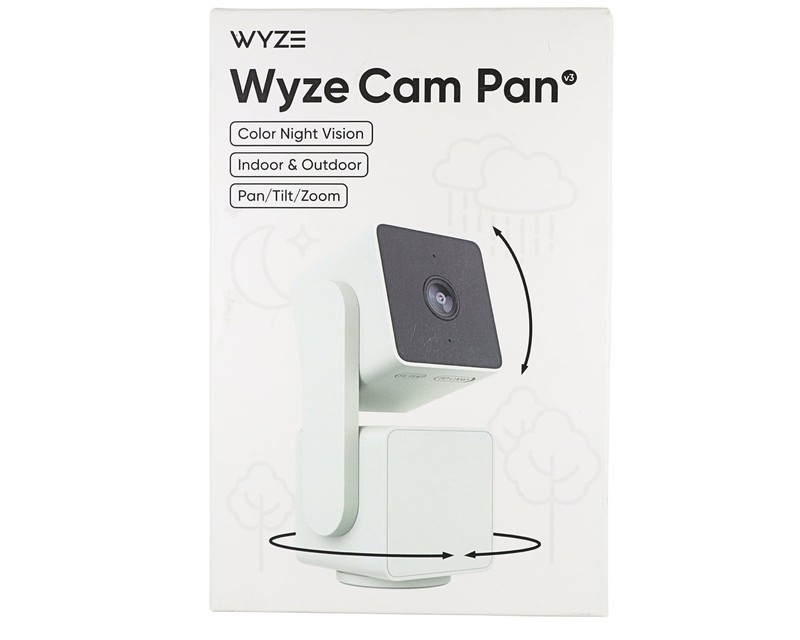 (2 Pack) Wyze Cam Pan v3 Indoor/Outdoor Wifi Pan/Tilt/Zoom Home Security Camera gallery