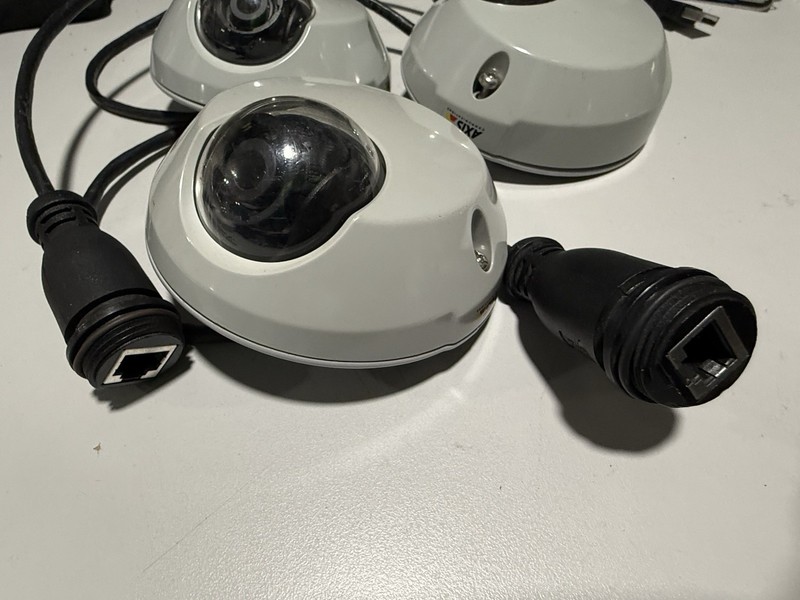 LOT Of 3 Axis M3114-R Fixed Dome IP Network Camera POE CCTV 0342-001-04 Onvif gallery