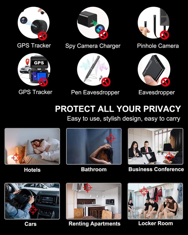 Detectors with Screen Display, Anti Finder, Bug Detector, GPS Tracker Detecto... gallery