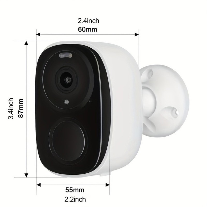3MP Wireless Security Camera Outdoor Indoor Camera Ultra-High Definition 2K gallery