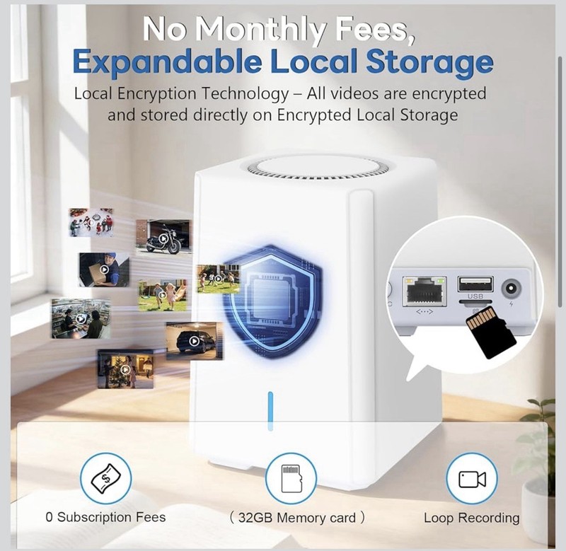 4K Security Cameras Wireless Outdoor with 360° Pan&Tilt,Auto Human Motion Tra... gallery