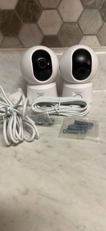 Pair Of Arenti Allnanny B2 Cameras With Power Cords ONLY gallery