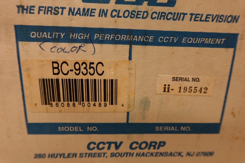 GBC Sentrol - Weatherproof CCTV Color Ball Surveillance Camera BC-935C ~ NOS gallery