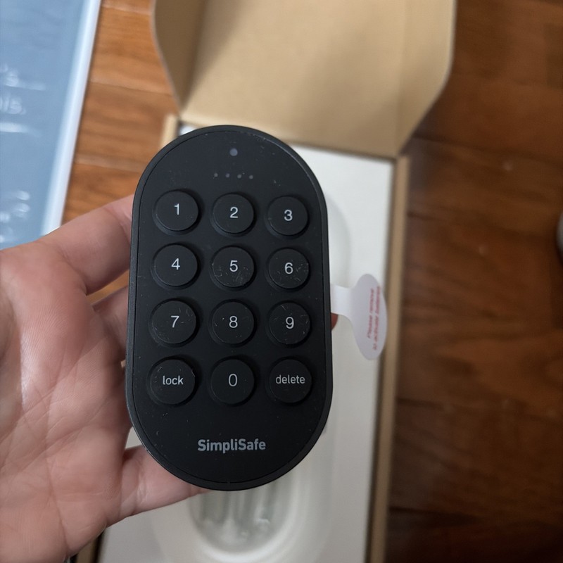 Simplisafe Smart Lock Black New Opened Box READ gallery