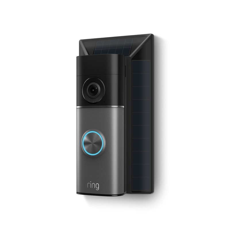 Ring Battery Doorbell Pro - Wireless Retinal 4K with Solar Charge + Cover Bundle gallery