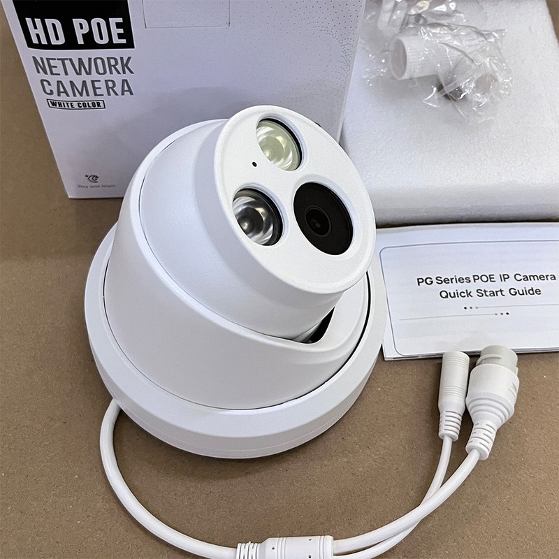 VIKYLIN 4MP PoE IR Security Camera Mic Audio Outdoor IR Night Vision H.265 IP67 gallery