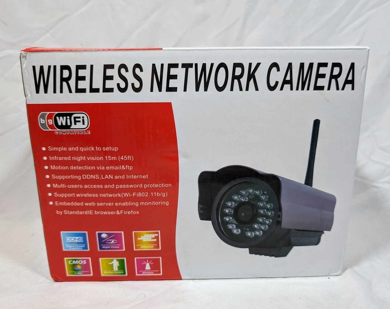 BRAND NEW Wireless Network IP WaterProof Camera 24 IR LEDS 6mm Lens VGA IPCAM01